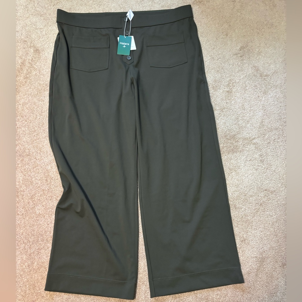 🆕 Halara High Waisted Button Straight Leg Casual Pants